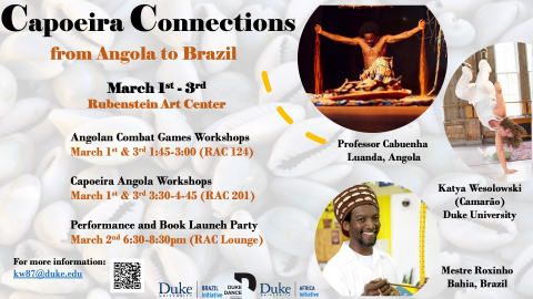 flyer for Capoeira Connections 2023